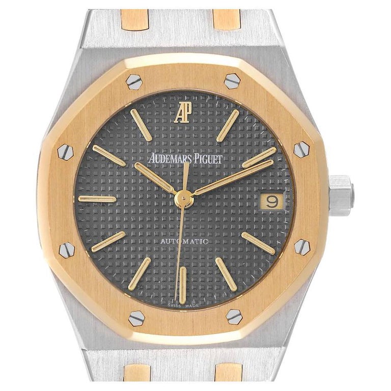 Audemars Piguet Royal Oak Steel Yellow Gold Mens Watch 14790SA For Sale ...