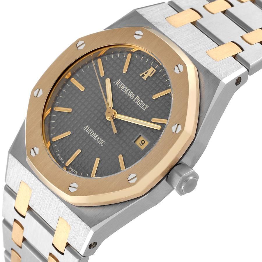 Audemars Piguet Royal Oak Steel Yellow Gold Mens Watch 15000SA In Excellent Condition For Sale In Atlanta, GA