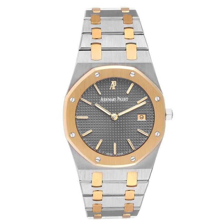 Audemars Piguet Royal Oak Steel Yellow Gold Mens Watch 56175SA at 1stDibs