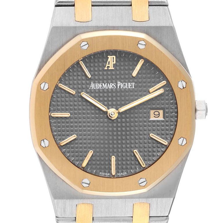 Audemars Piguet Royal Oak Steel Yellow Gold Mens Watch 56175SA at 1stDibs