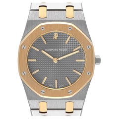 Audemars Piguet Royal Oak Steel Yellow Gold Mens Watch 56303sa Box Papers