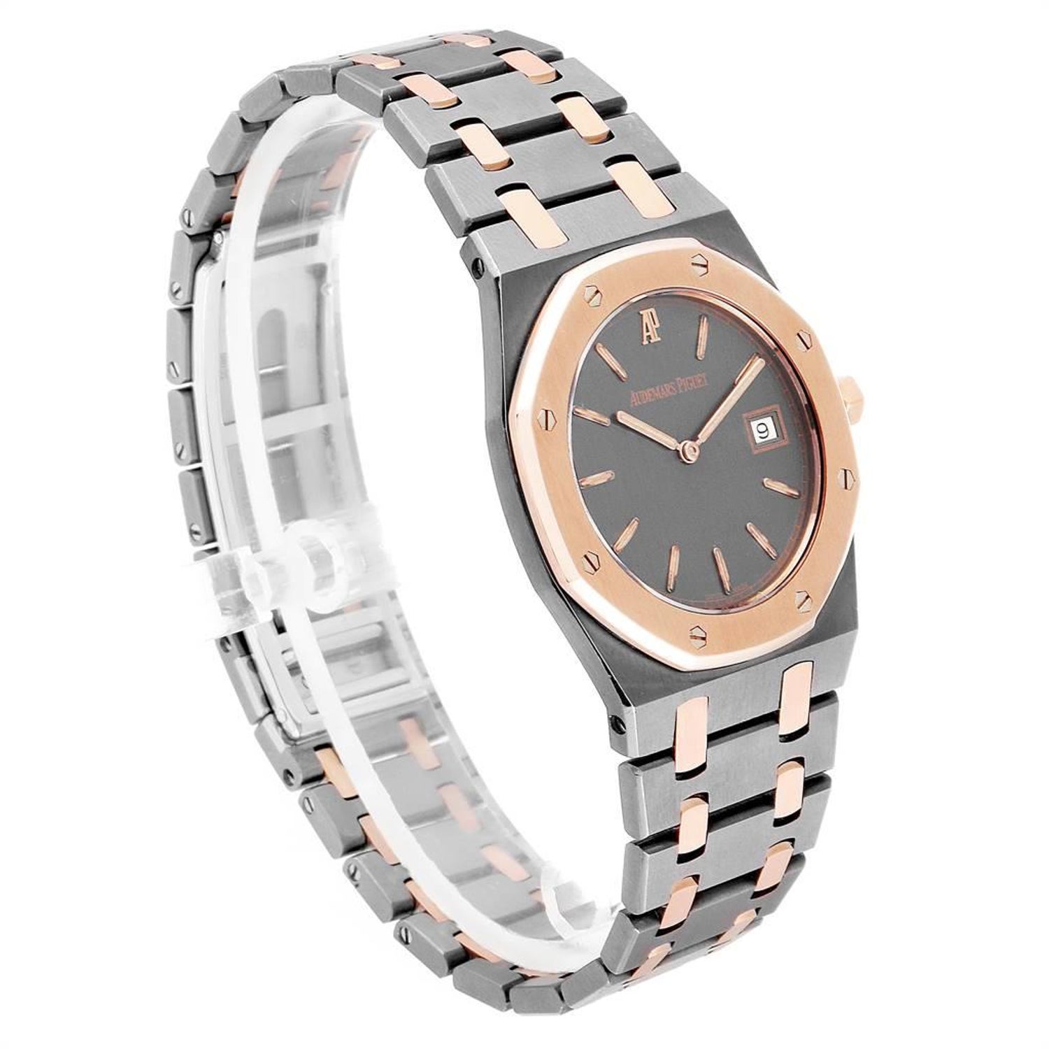 Audemars Piguet Royal Oak Tantalum Rose Gold Men S Watch 56175 For Sale At 1stdibs