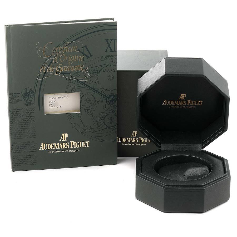 Audemars Piguet Royal Oak Tantalum Roségold Herrenuhr 56175TR Box Papiere im Angebot 7