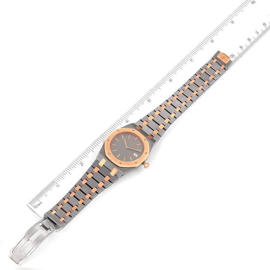 Audemars Piguet Royal Oak Tantalum Roségold Herrenuhr 56175TR Box Papiere im Angebot 5
