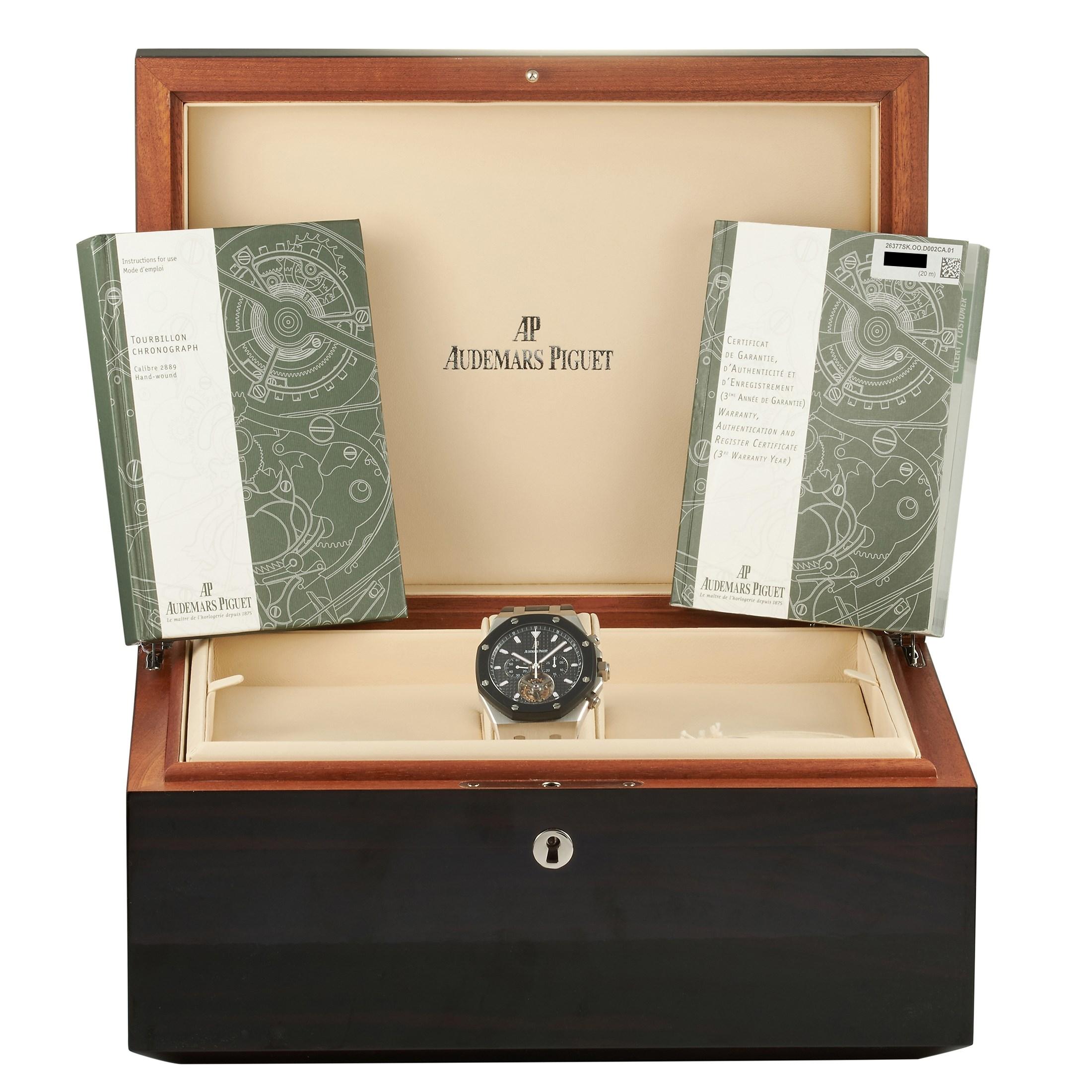 Audemars Piguet Royal Oak Tourbillon Montre chronographe 26377SK.OO.D002CA.01 1