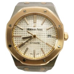 Audemars Piguet Royal Oak Orologio bicolore in oro rosa da uomo 15400 41mm