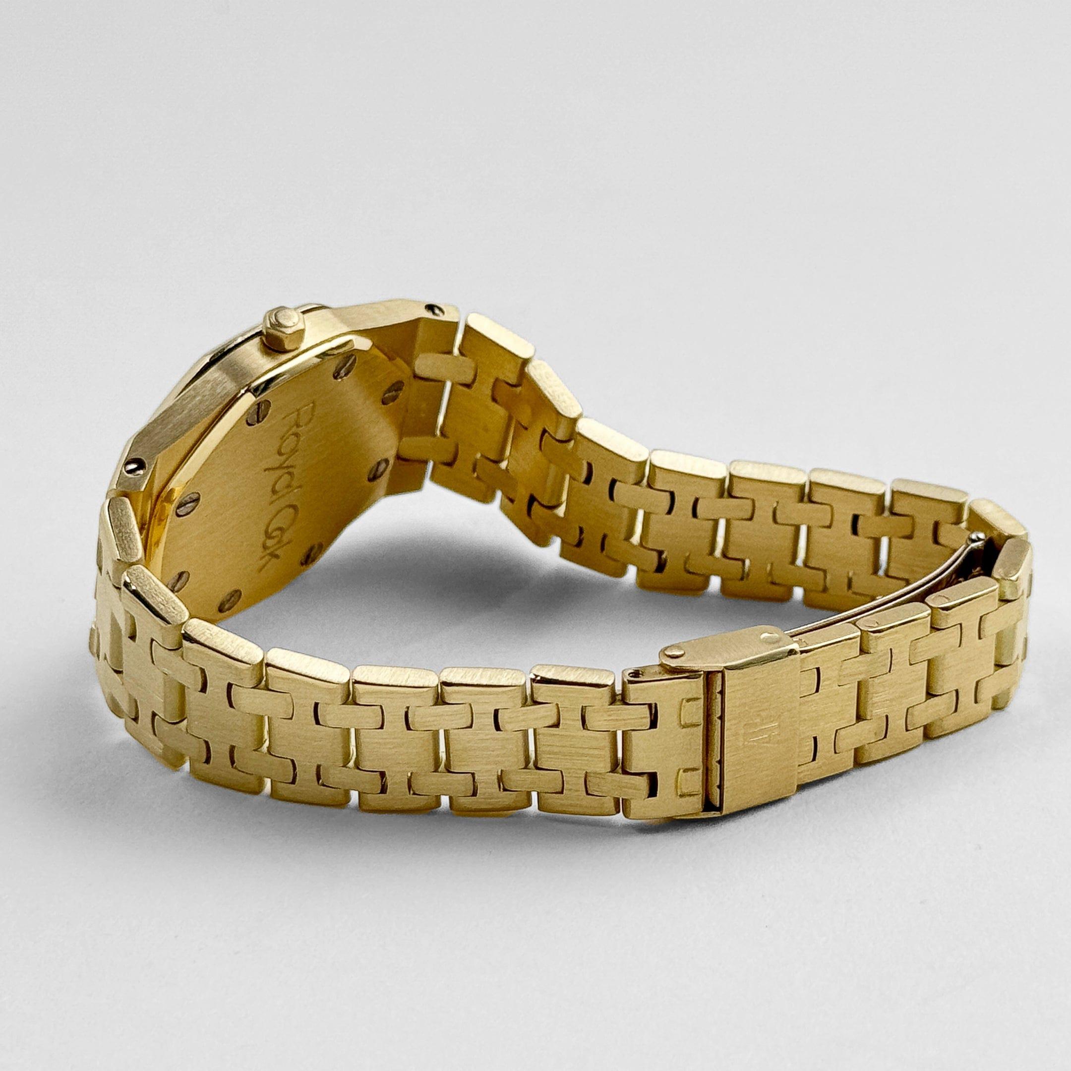 Audemars Piguet Royal Oak Vintage „Ladies“ Gelbgold Champagner-Diamant-Zifferblatt Damen im Angebot