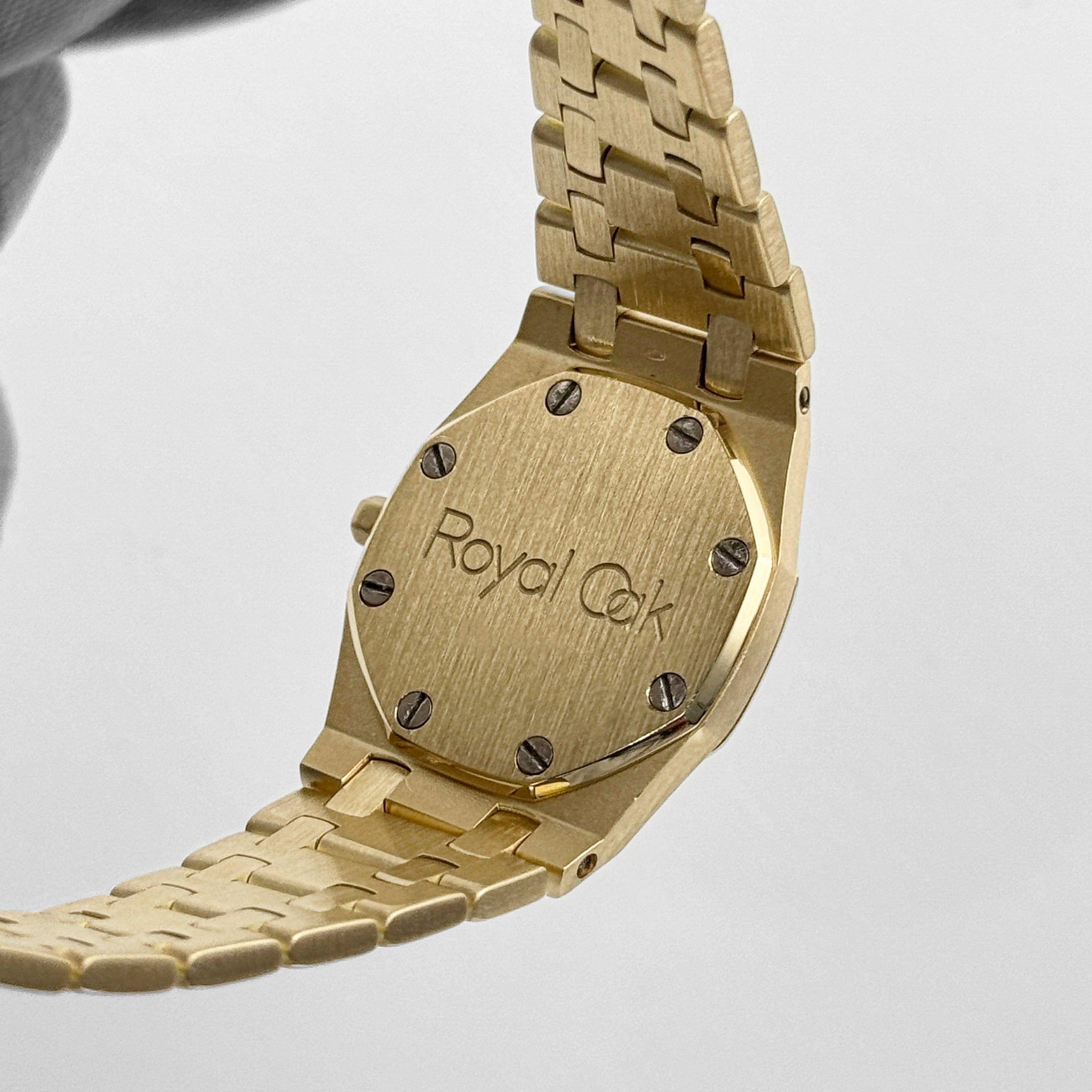 Audemars Piguet Royal Oak Vintage „Ladies“ Gelbgold Champagner-Diamant-Zifferblatt im Angebot 1