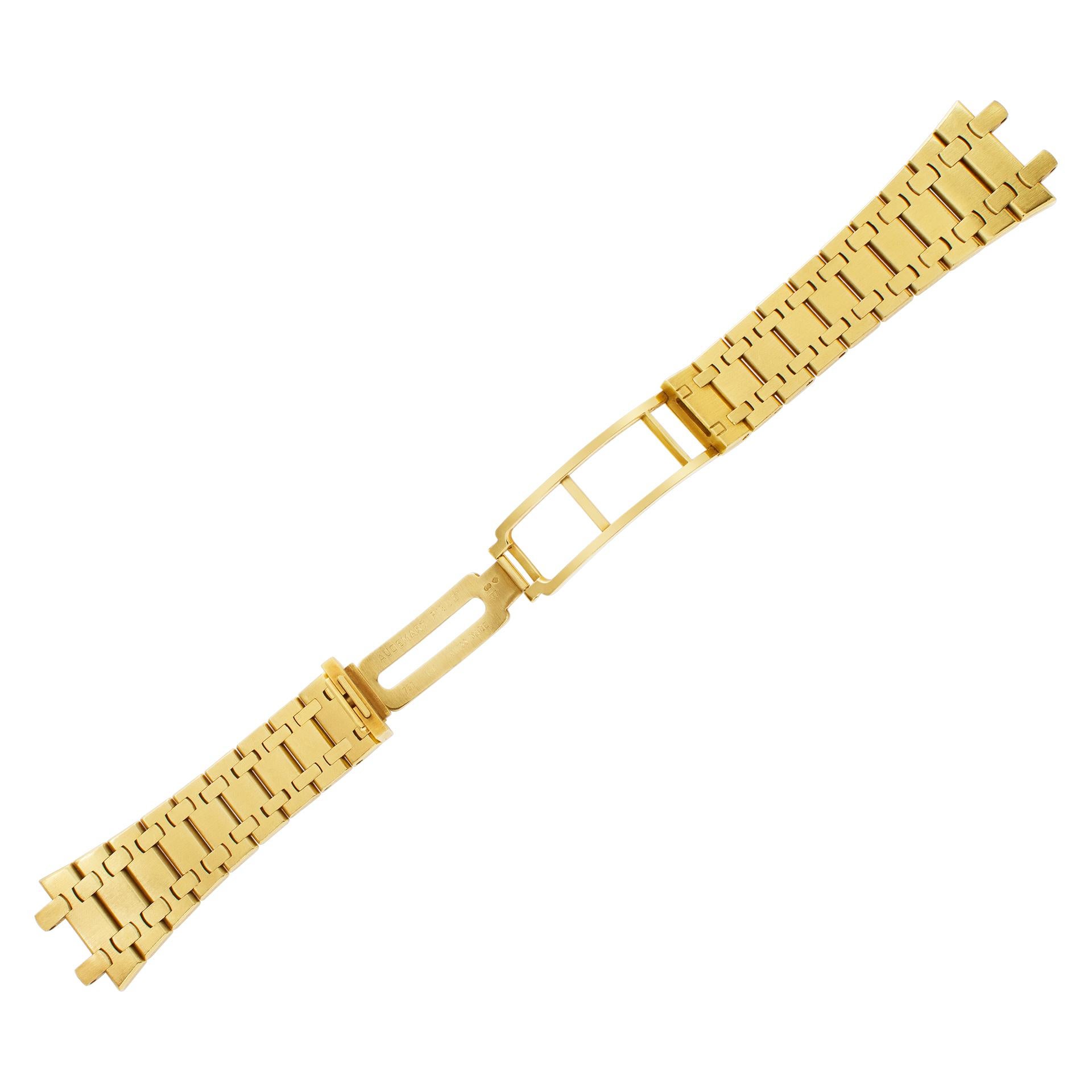 Audemars Piguet Royal Oak Gelbgold-Armband im Zustand „Hervorragend“ im Angebot in Surfside, FL