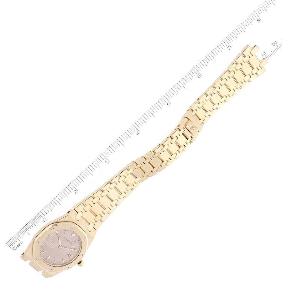 Audemars Piguet Royal Oak Yellow Gold Champagne Dial Mens Watch 56303 ...