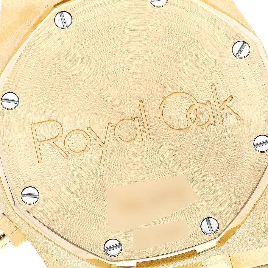 Audemars Piguet Royal Oak Yellow Gold Chronograph Mens Watch 25860BA In Excellent Condition In Atlanta, GA