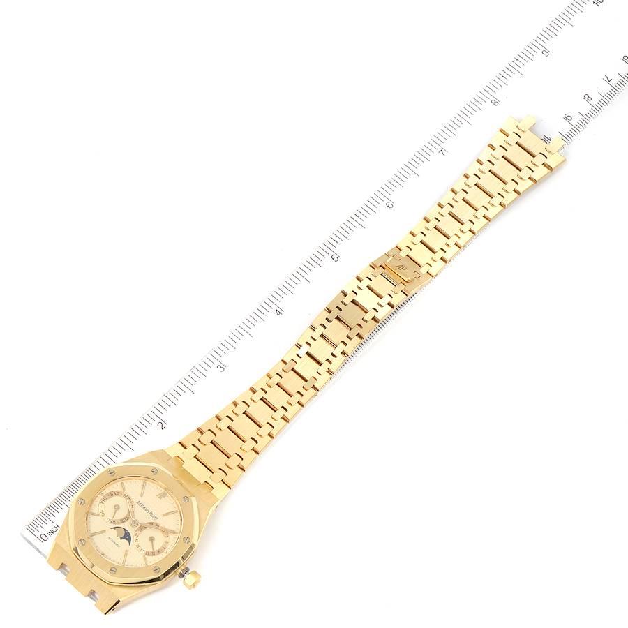 Audemars Piguet Royal Oak Yellow Gold Day Date Moonphase Mens Watch 25594 For Sale 2