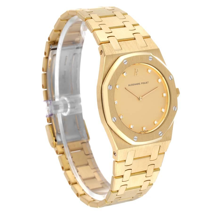 ap royal oak yellow dial