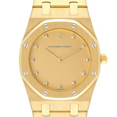 Reloj para caballero Audemars Piguet Royal Oak de oro amarillo con esfera de diamantes