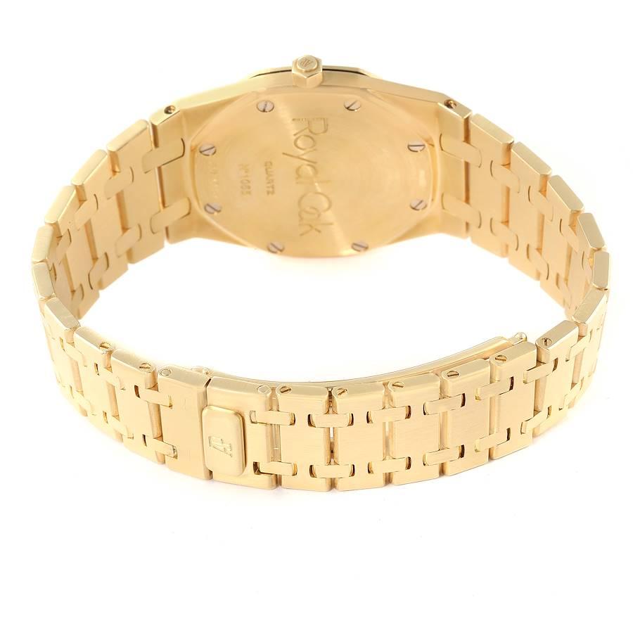 Audemars Piguet Royal Oak Yellow Gold Diamond Mens Watch 56303 Box ...
