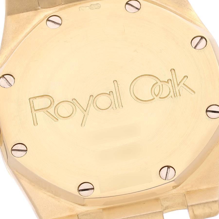 Audemars Piguet Royal Oak Yellow Gold Diamond Mens Watch 56303 In Excellent Condition In Atlanta, GA