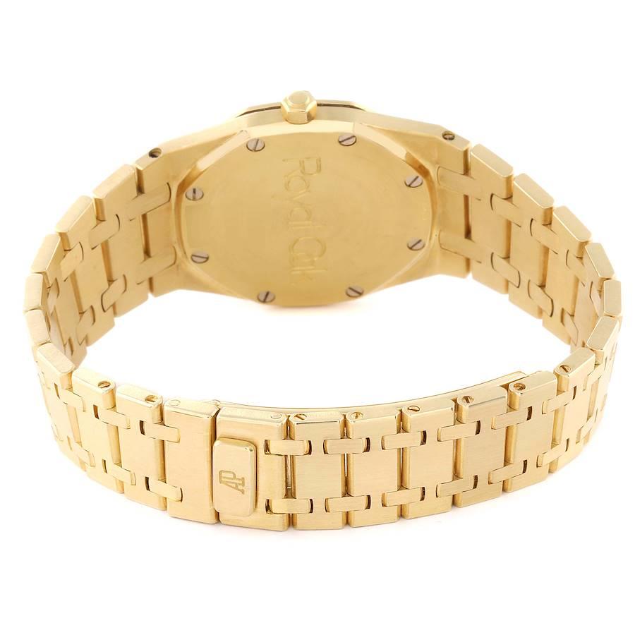 Men's Audemars Piguet Royal Oak Yellow Gold Diamond Mens Watch 56303
