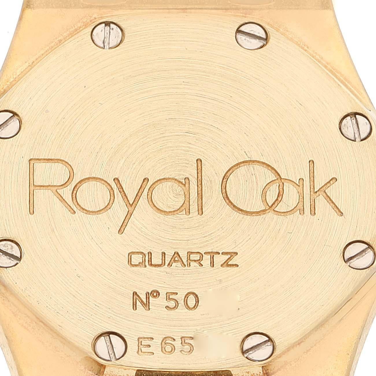 Audemars Piguet Royal Oak Gelbgold Diamant-Rubin-Damenuhr 66344BA 2