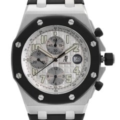 Audemars Piguet Rubberclad Steel Silver Dial Watch 25940SK.OO.D002CA.02.A