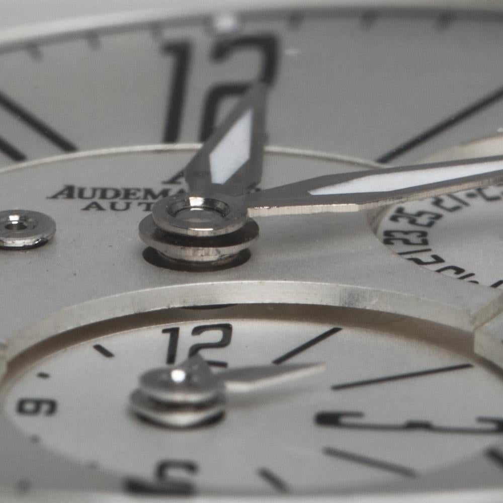 Audemars Piguet Silver White Stainless Steel Millenary Men's Wristwatch 47 mm 6