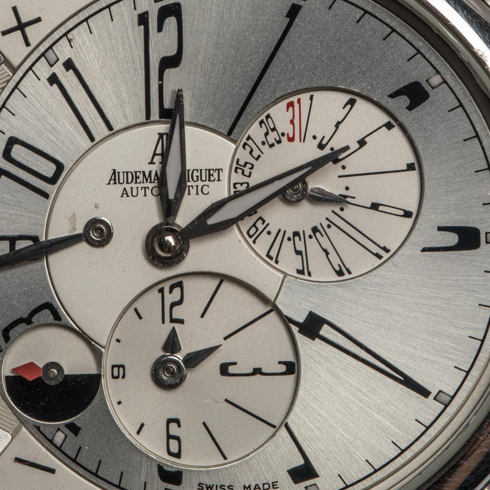 Audemars Piguet Silver White Stainless Steel Millenary Men's Wristwatch 47 mm 7