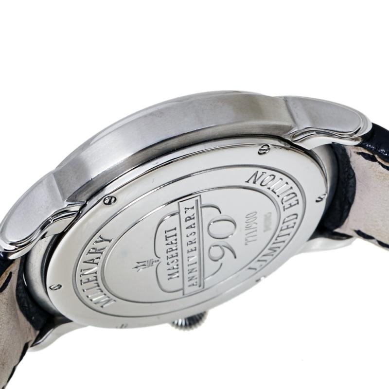 Audemars Piguet Silver White Stainless Steel Millenary Men's Wristwatch 47 mm 3