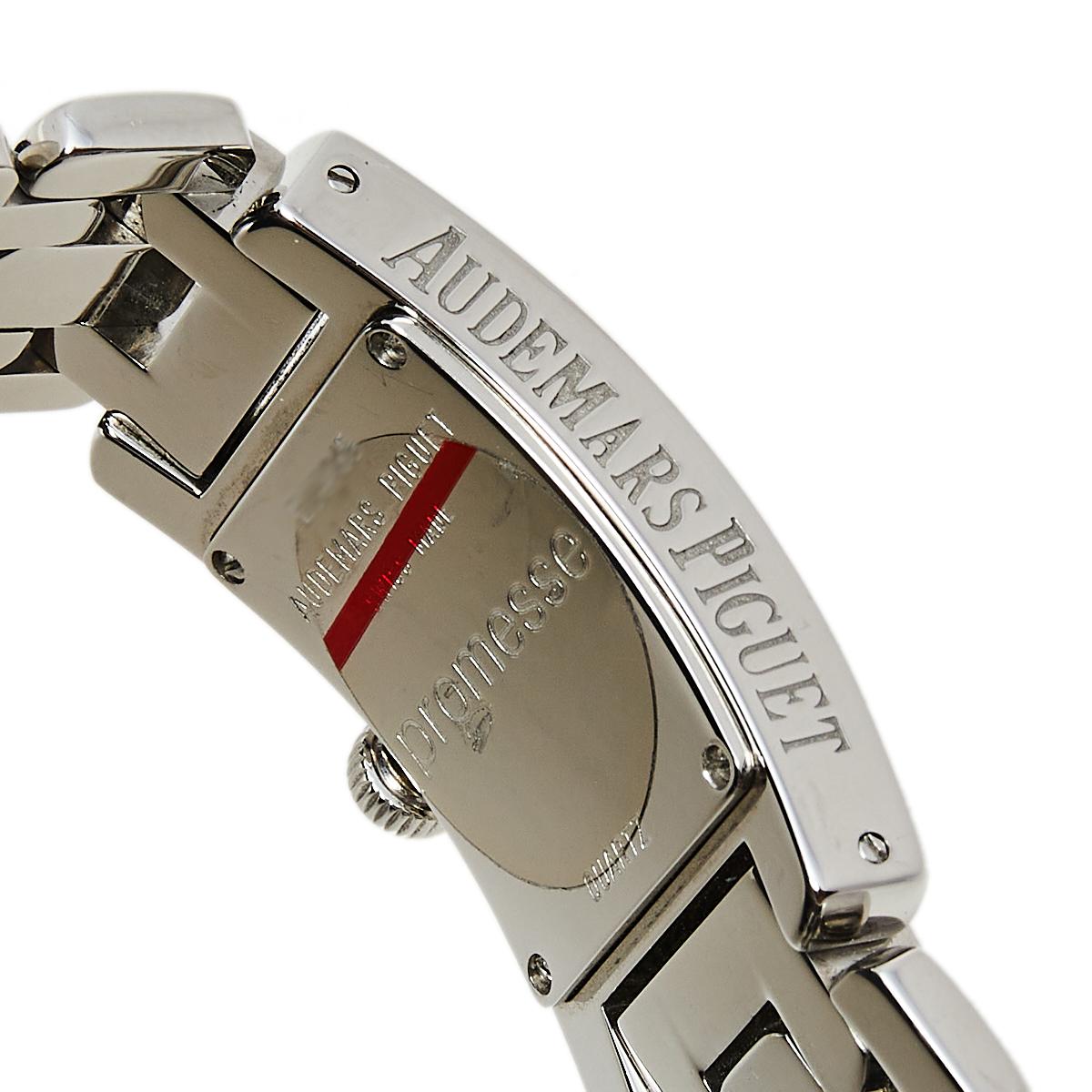 Audemars Piguet Stainless Steel Diamond Promesse  Women's Wristwatch 36 mm x 20  3