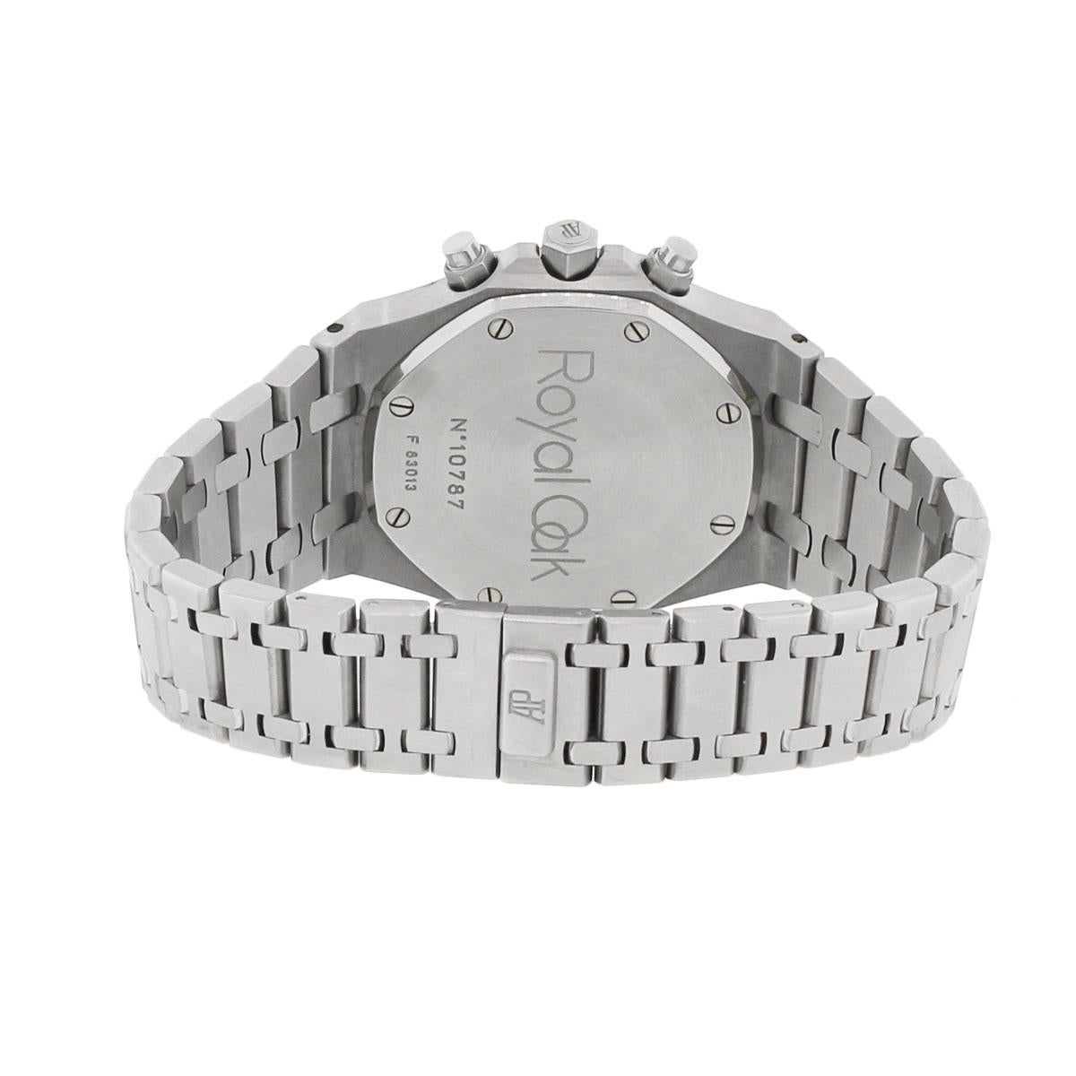 Audemars Piguet Stainless steel Royal Oak Automatic Wristwatch Ref 83013 In Excellent Condition In Boca Raton, FL