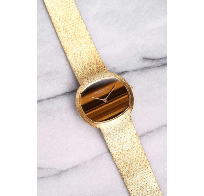 Reloj Audemars Piguet Ojo de Tigre, oro amarillo de 18 quilates, años 70 en Bueno estado para la venta en New York, NY