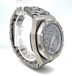 Audemars Piguet Titanium AP Royal Oak Grey Dial 26170TI with box and papers