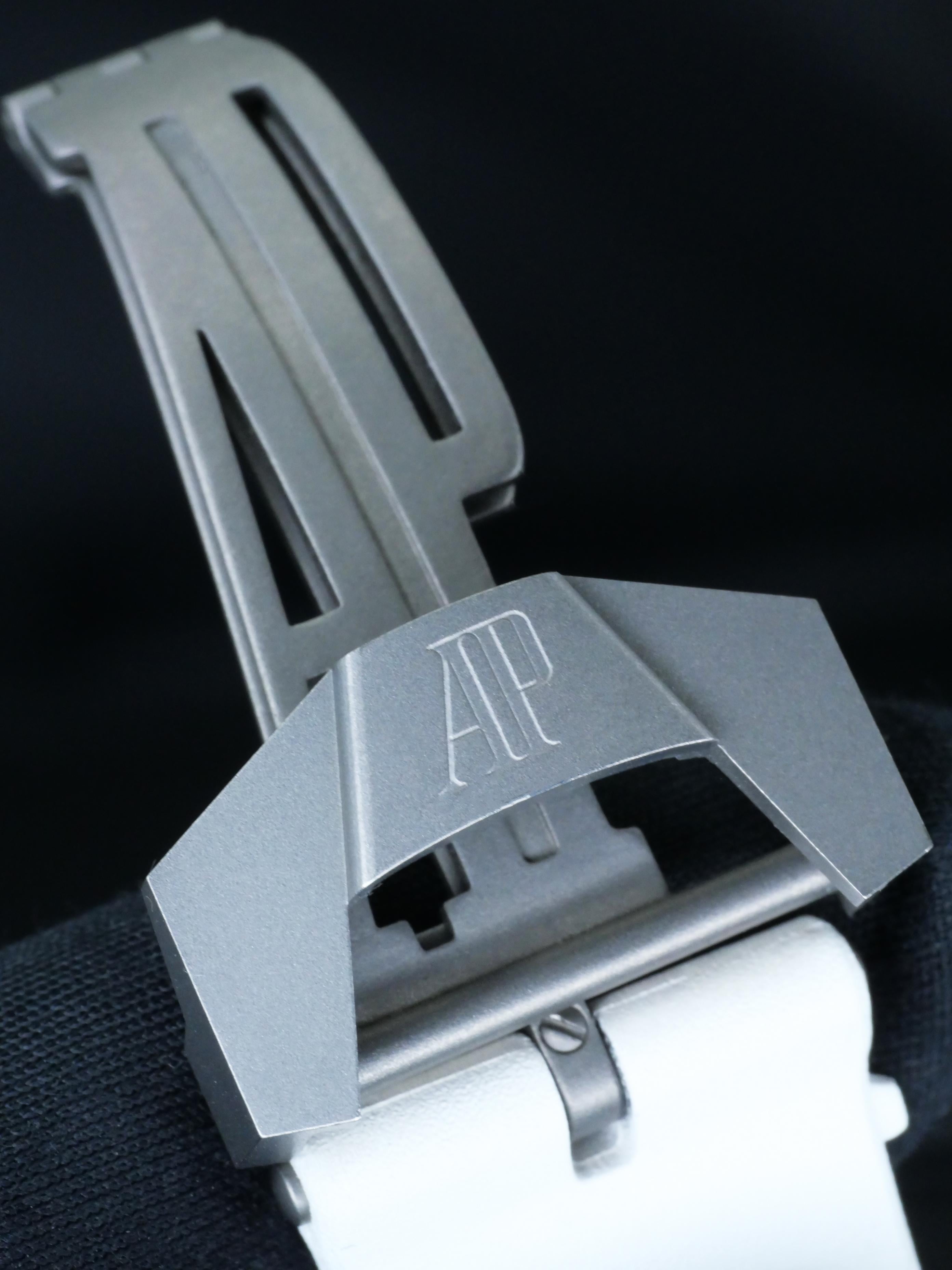 Audemars Piguet titanium Royal Oak Concept GMT Tourbillon Manual Wind Wristwatch For Sale 3