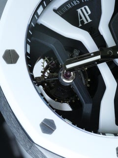Audemars Piguet titanium Royal Oak Concept GMT Tourbillon Manual Wind Wristwatch
