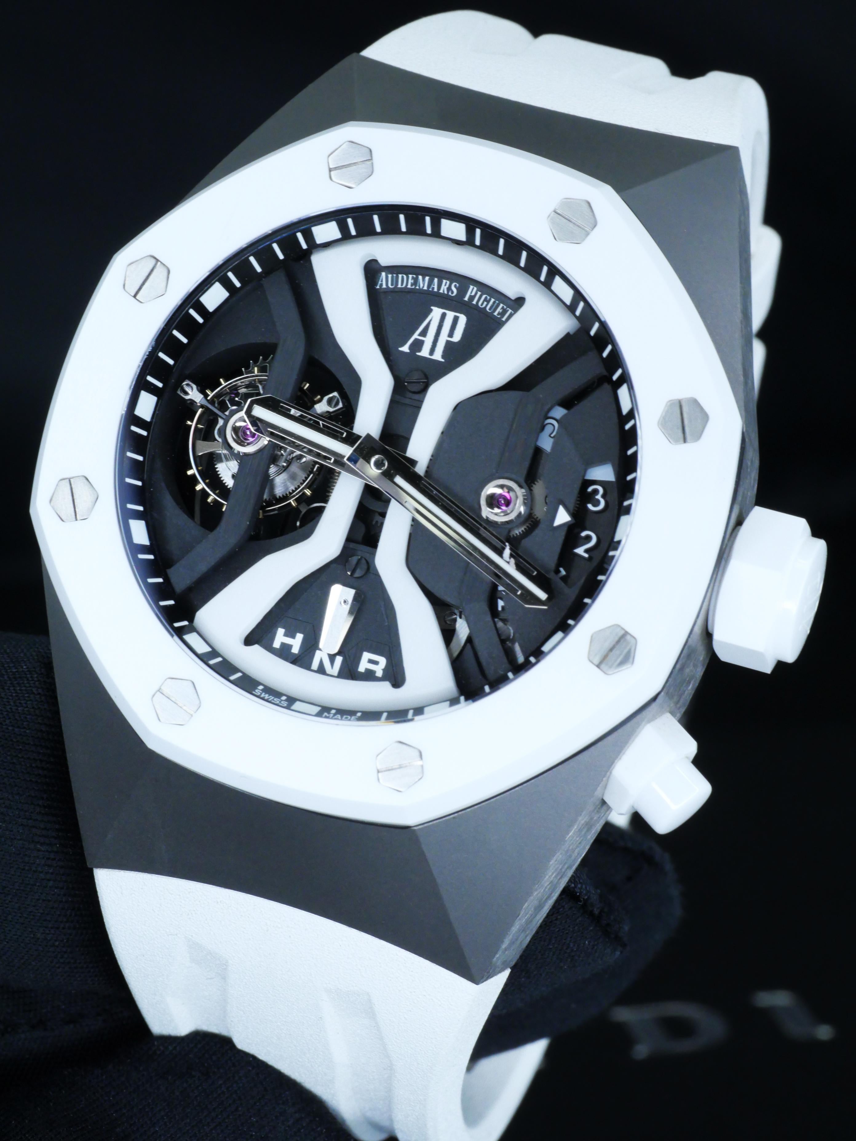 Audemars Piguet titanium Royal Oak Concept GMT Tourbillon Manual Wind Wristwatch In New Condition For Sale In MELBOURNE, AU