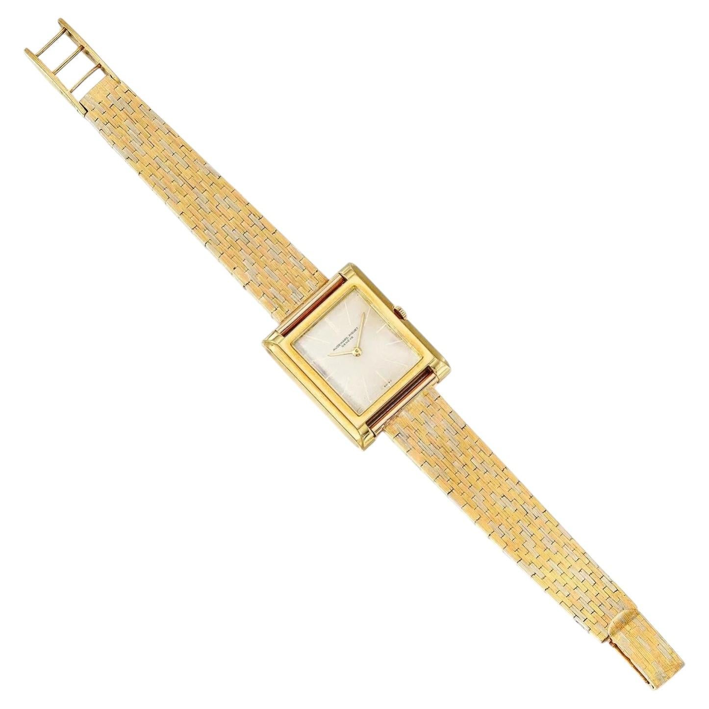 Audemars Piguet Tri-Color Gold Manual-Wind Wristwatch