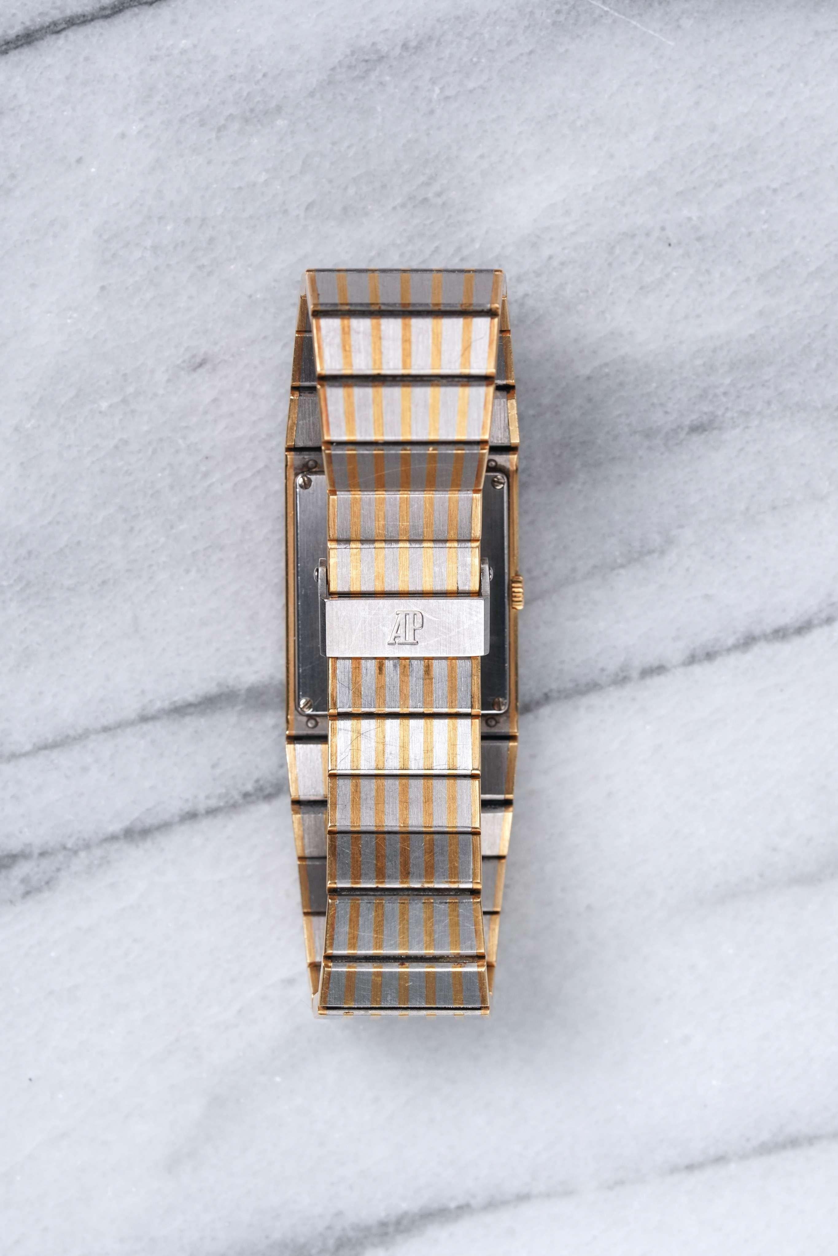 Montre Audemars Piguet Zebra bicolore en acier inoxydable, années 1970 Pour femmes en vente
