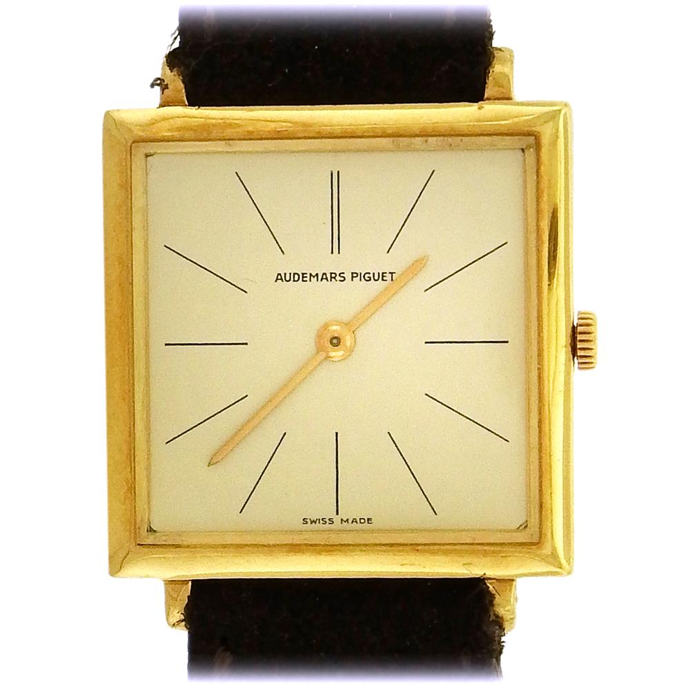 Audemars Piguet Ultra-Slim Wristwatch, Circa 1960's In Good Condition In New York, NY