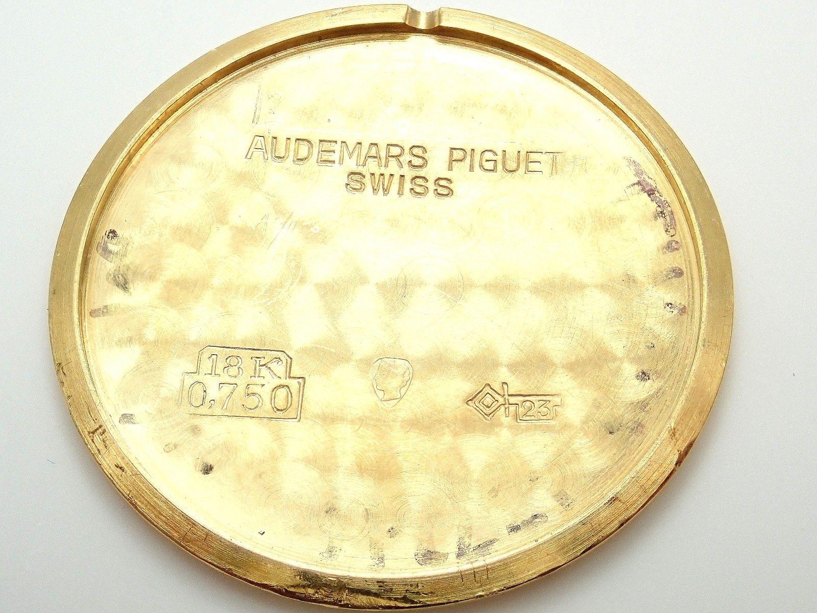 Women's or Men's Audemars Piguet Ultra Thin Disco Volante Diamond Yellow Gold Wristwatch