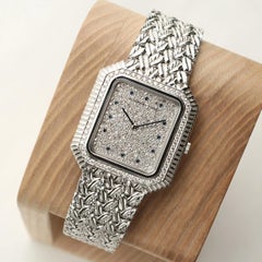 Montre Audemars Piguet Ultra-Fine Haute Joaillerie en or blanc 18 carats à remontage manuel