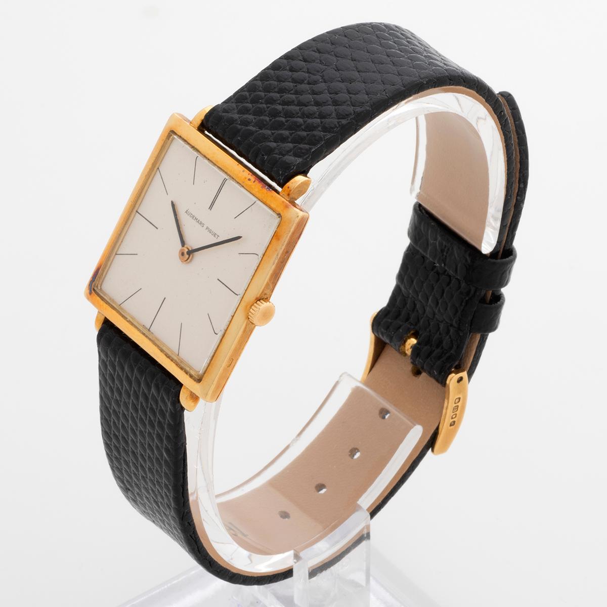 Reloj de pulsera Audemars Piguet Ultrathin de oro amarillo de 18 ct, con matrícula, c1960 en Bueno estado para la venta en Canterbury, England