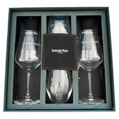 Audemars Piguet Unused Crystal Wine Glasses VIP Promotional