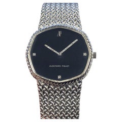 Reloj de pulsera Audemars Piguet Vintage Cobra de oro blanco y diamantes para caballero