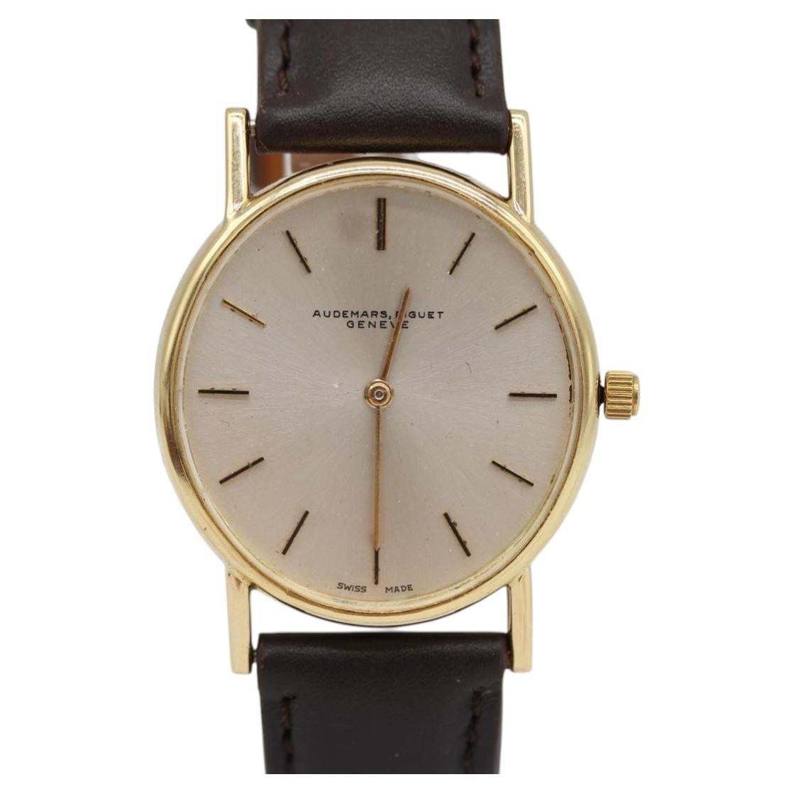 Audemars Piguet Vintage Dress Watch – 18ct Gold – Manual Wind – Oval Case For Sale