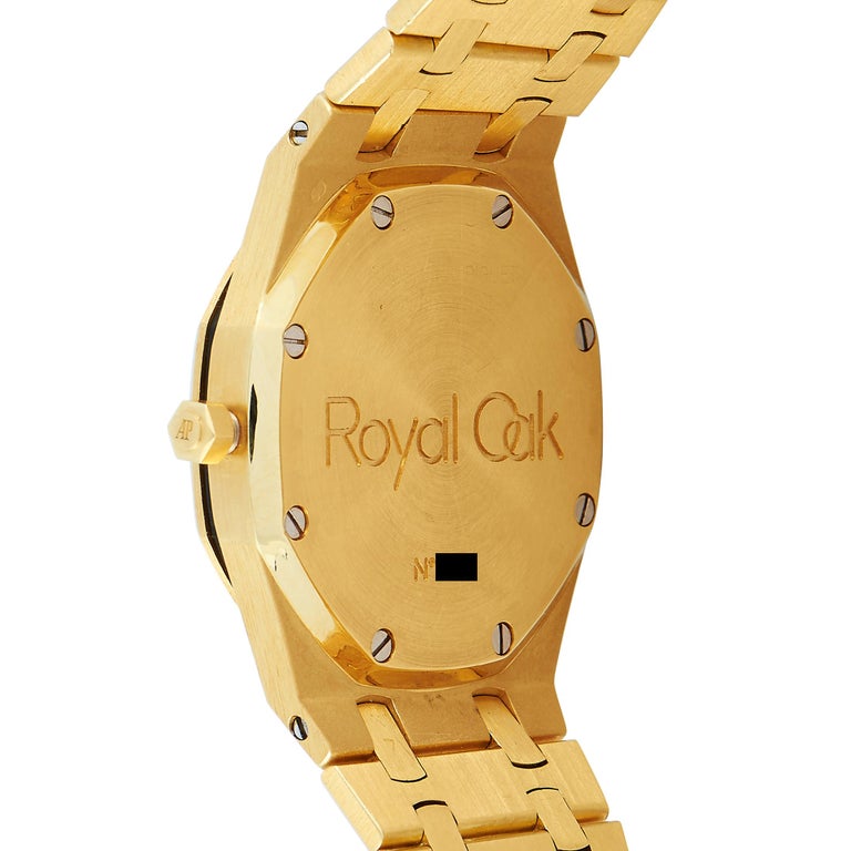 Audemars Piguet Vintage Royal Oak Yellow Gold Diamond and Ruby Watch ...