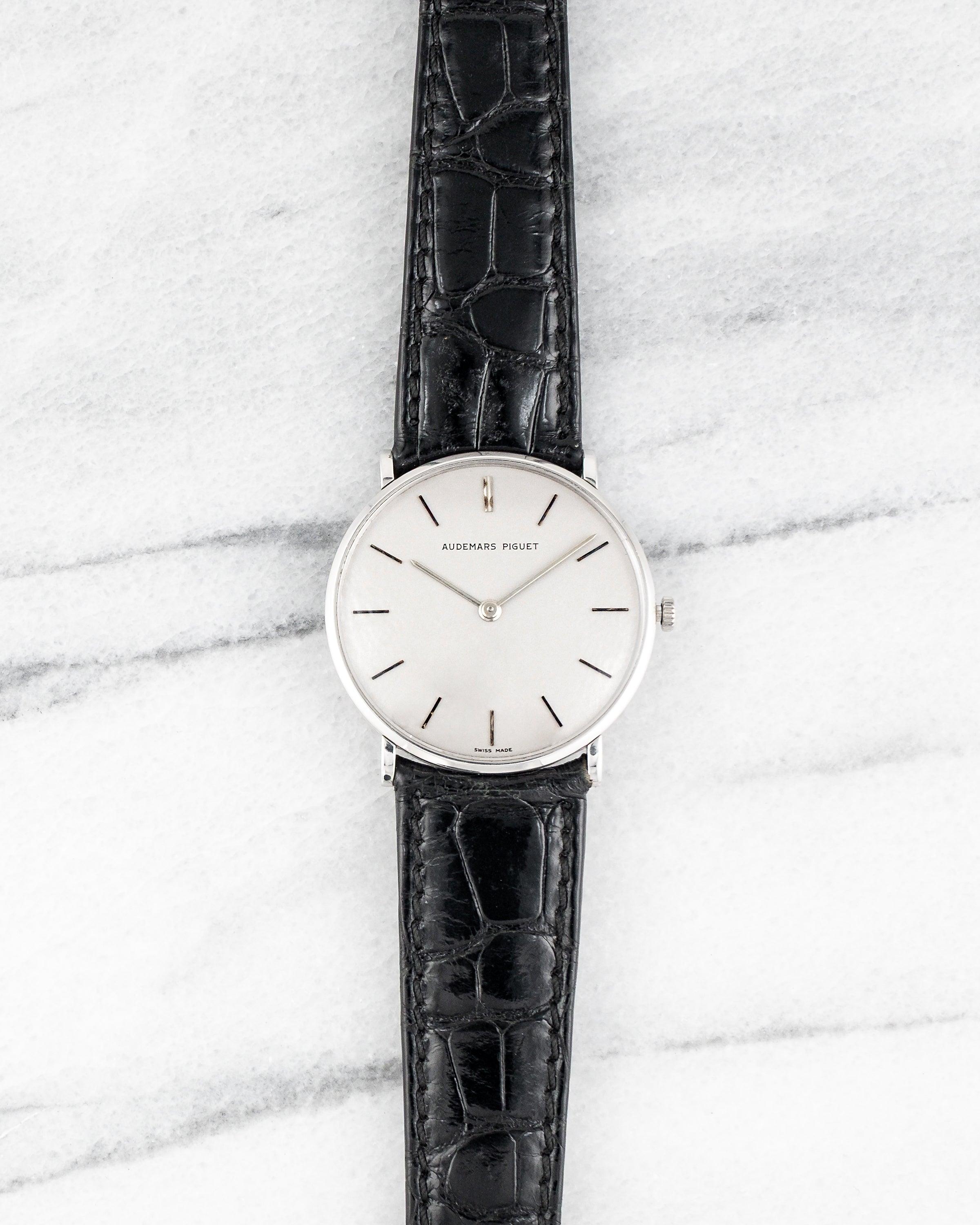Reloj Audemars Piguet de oro blanco de 18 quilates, años 70