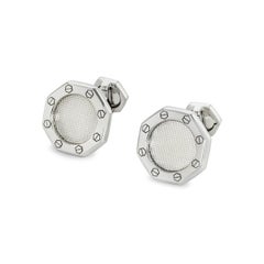 Audemars Piguet White Gold Royal Oak Cufflinks