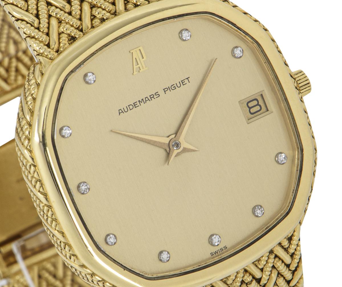 audemars piguet vintage gold watch