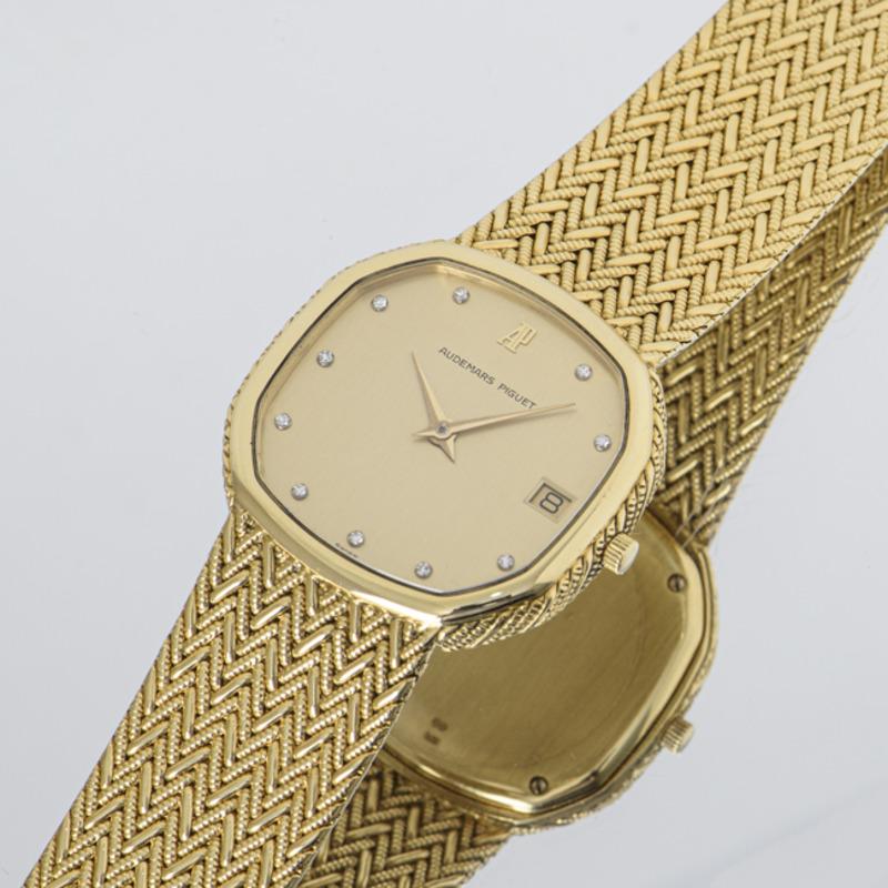 Audemars Piguet Women's Yellow Gold Diamond Dial Dress Watch 1