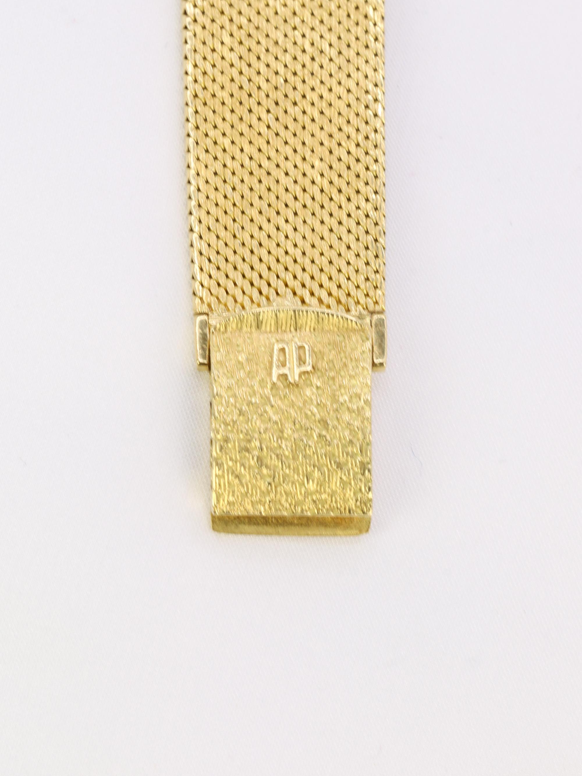 Reloj de oro amarillo vintage AUDEMARS PIGUET x GUBELIN en venta 7