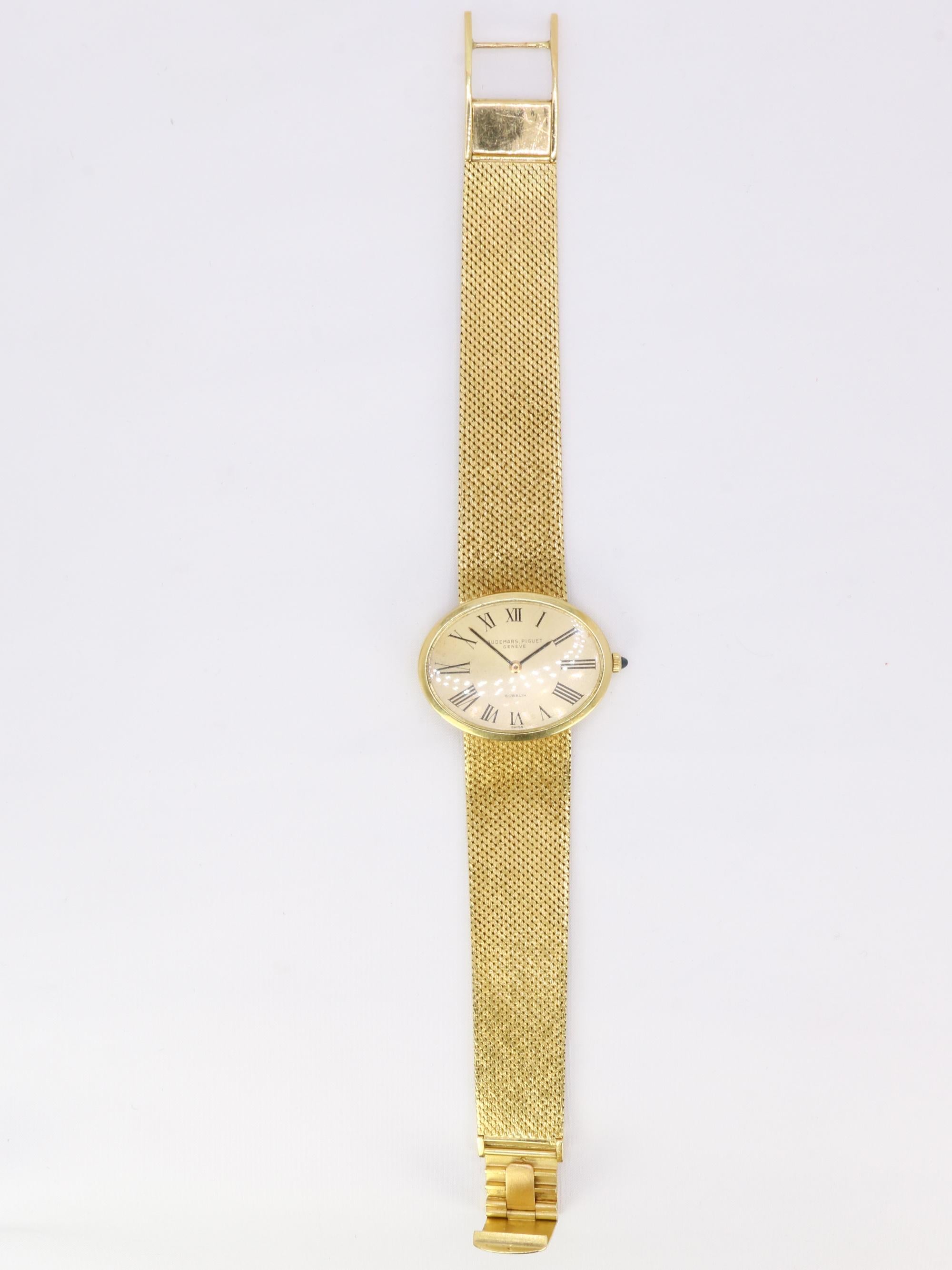 Reloj de oro amarillo vintage AUDEMARS PIGUET x GUBELIN en Bueno estado para la venta en PARIS, FR
