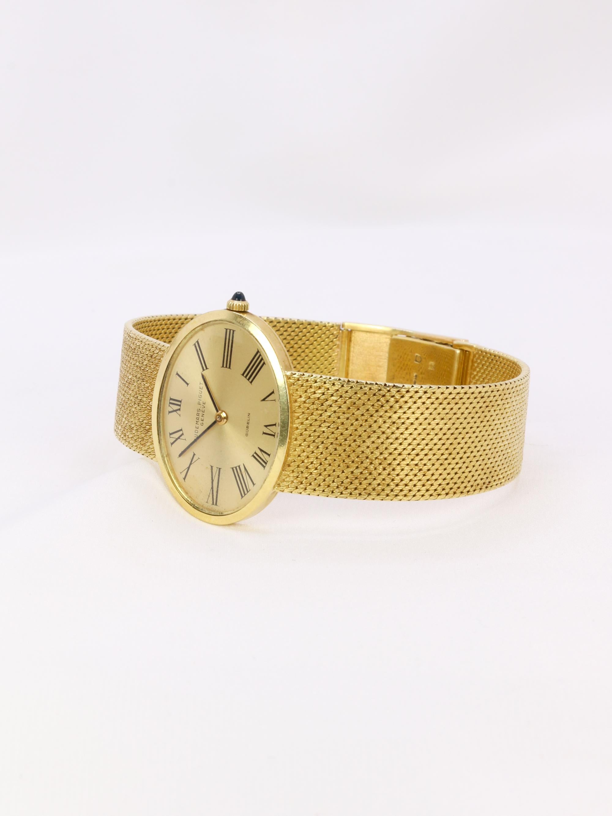 Reloj de oro amarillo vintage AUDEMARS PIGUET x GUBELIN en venta 2